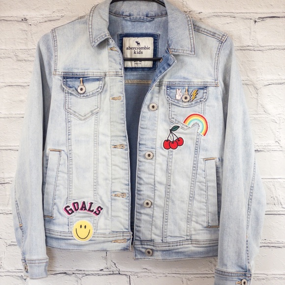 abercrombie kids Other - #016 Abercrombie & Fitch Denim Patch Jacket
